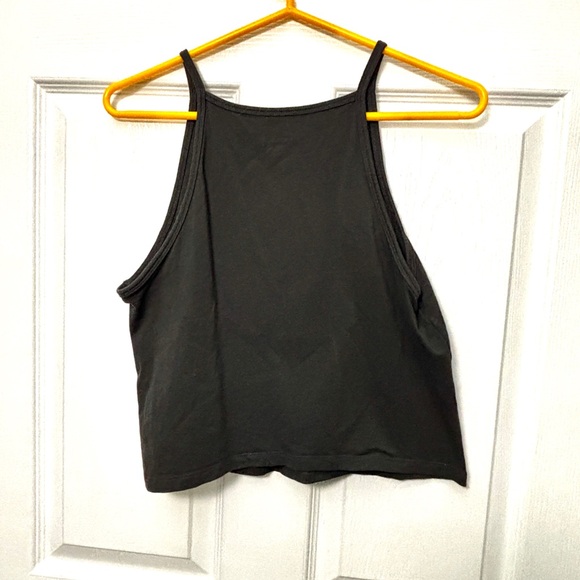 Torrid Gray Icon Crop Tank - Picture 2 of 3